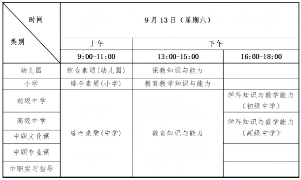 教师资格证全国统一考试时间安排表.jpg