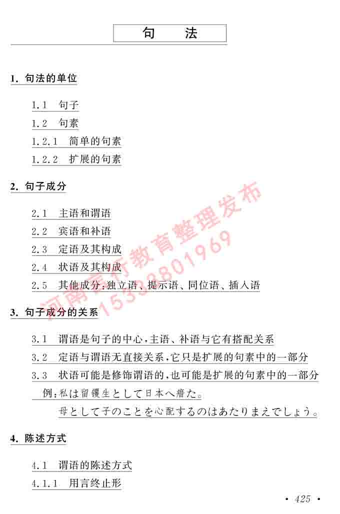 同等学力人员申请硕士在职研究生学位证日语水平全国统一考试复习大纲（第六版）及模拟真题试卷含标准答案-429.jpg