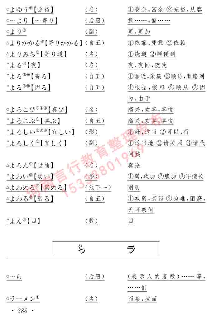同等学力人员申请硕士在职研究生学位证日语水平全国统一考试复习大纲（第六版）及模拟真题试卷含标准答案-392.jpg