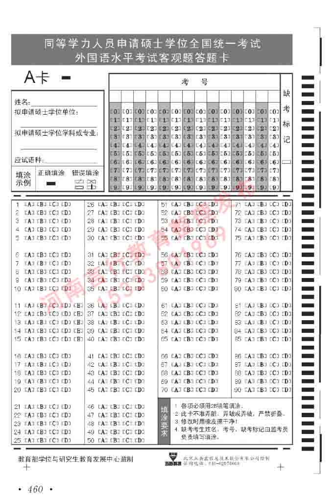 同等学力人员申请硕士在职研究生学位证日语水平全国统一考试复习大纲（第六版）及模拟真题试卷含标准答案-464.jpg