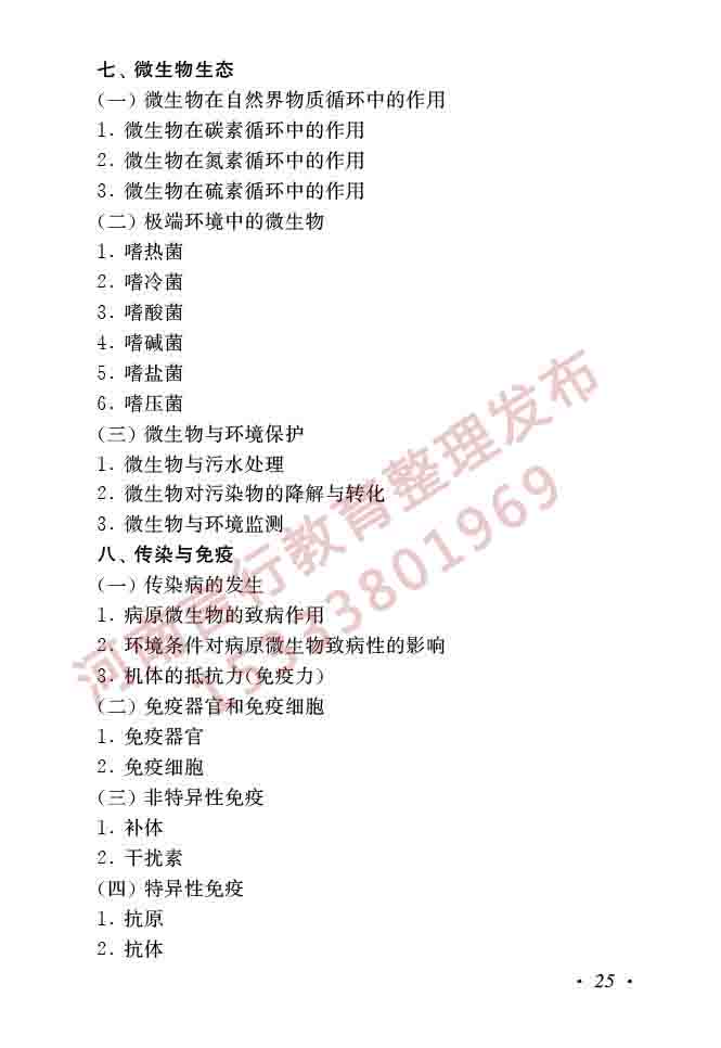同等学力人员申请硕士学位生物学学科综合水平全国统一考试大纲（第二版）-27.jpg
