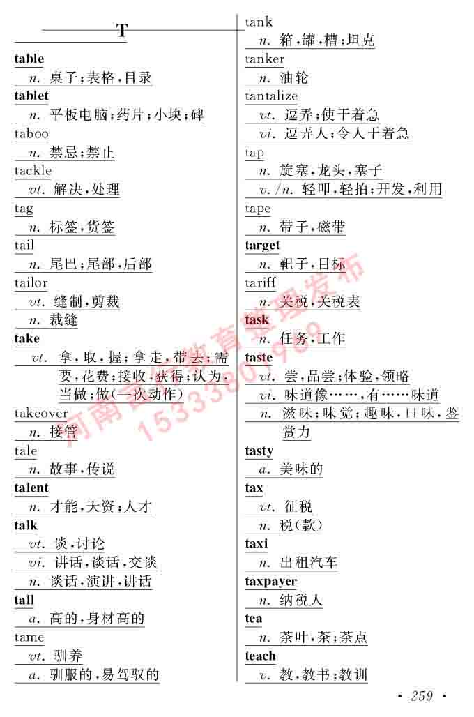 在职研究生同等学力人员申请硕士学位证英语水平全国统一考试复习大纲（第六次修订版）及模拟真题试卷含标准答案-263.jpg