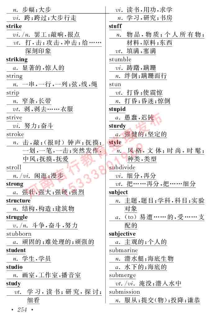 在职研究生同等学力人员申请硕士学位证英语水平全国统一考试复习大纲（第六次修订版）及模拟真题试卷含标准答案-258.jpg
